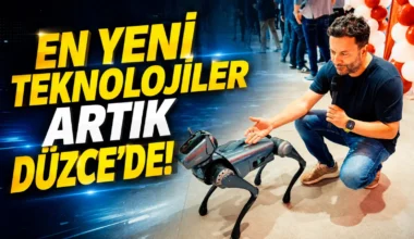 Dünyanın en yeni teknolojileri Düzce’de (Video)