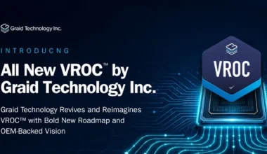 Graid Technology, 24 aylık yol haritası ve Tier 1 OEM Desteği ile VROC™ Platformunu tanıttı