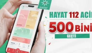 HAYAT 112 Acil kullanıcıları 522 bini aştı!