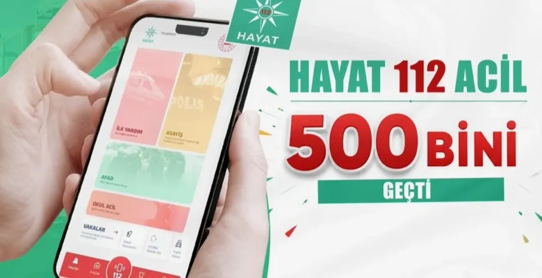 HAYAT 112 Acil kullanıcıları 522 bini aştı!