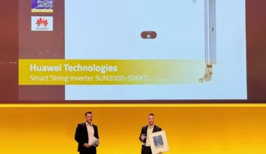 Huawei’nin 506 kW’lık Akıllı Dizi İnvertörü, Intersolar Europe 2026’da Smarter E AWARD ödülünü kazandı