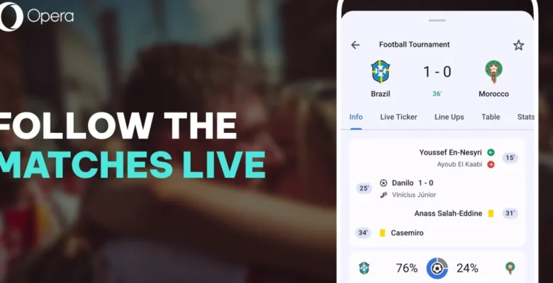 Opera Android Tarayıcısı Dünya Kupası’na Hazır Hale Geldi