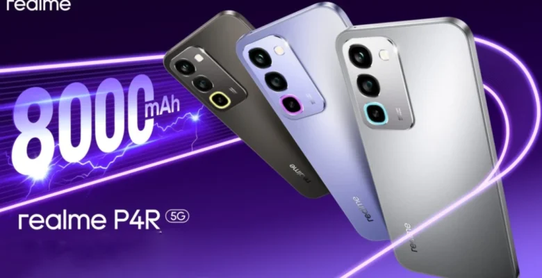 Realme P4R 5G 8000mAh Batarya ile Geliyor