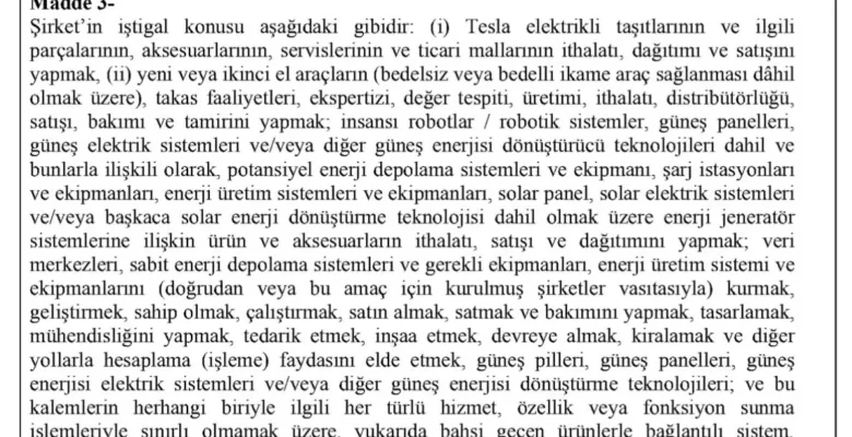 Tesla Türkiye Hedef Büyütüyor: İnsansı Robot Optimus ve Güneş Panelleri Geliyor!