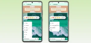 WhatsApp Android için Yenilenen Mesaj Menüsünü Kullanıma Sunuyor