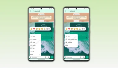WhatsApp Android için Yenilenen Mesaj Menüsünü Kullanıma Sunuyor