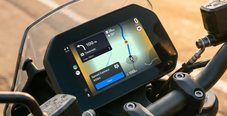 Android Auto ve CarPlay Motosikletler için Optimize Edildi