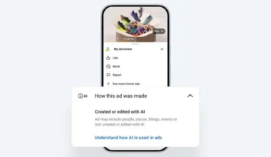 Google Yapay Zeka Destekli Reklamları Etiketlemeye Başlıyor