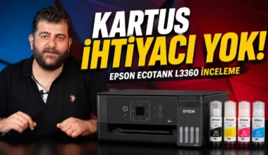 Kartuş derdine son Epson EcoTank L3360 inceleme
