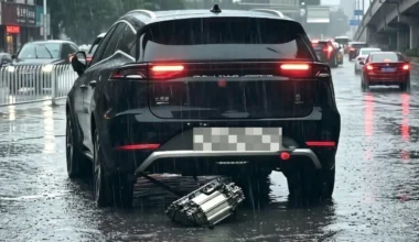 Motoru Düşen BYD Otomobili Ortalığı Karıştırdı