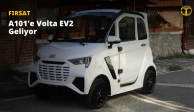 A101 Marketlerde Siyah Renkli Volta EV2 Satışa Çıkıyor