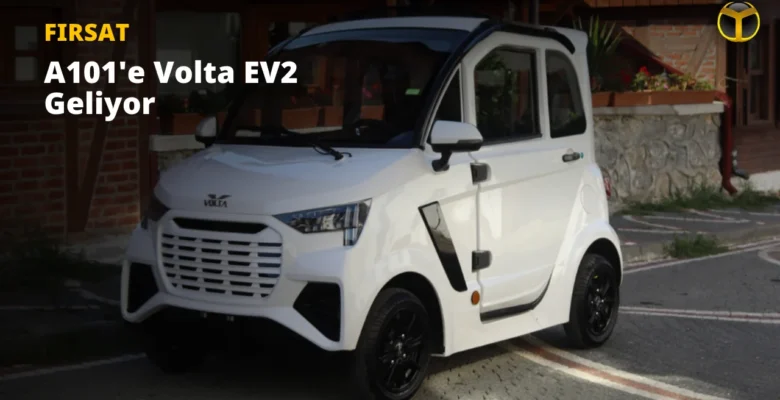 A101 Marketlerde Siyah Renkli Volta EV2 Satışa Çıkıyor