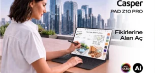 Casper PAD Z10 Pro Duyuruldu – Laptop Gibi Tablet