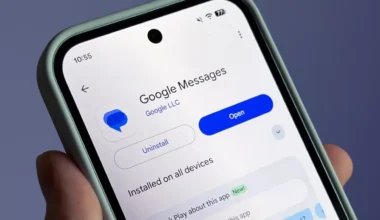 Google Messages’a Yeni Uzun Basma Menüsü Geldi