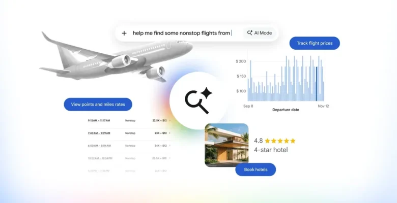Google Yapay Zeka Modu ile Uçuş ve Otel Takibi Dönemi