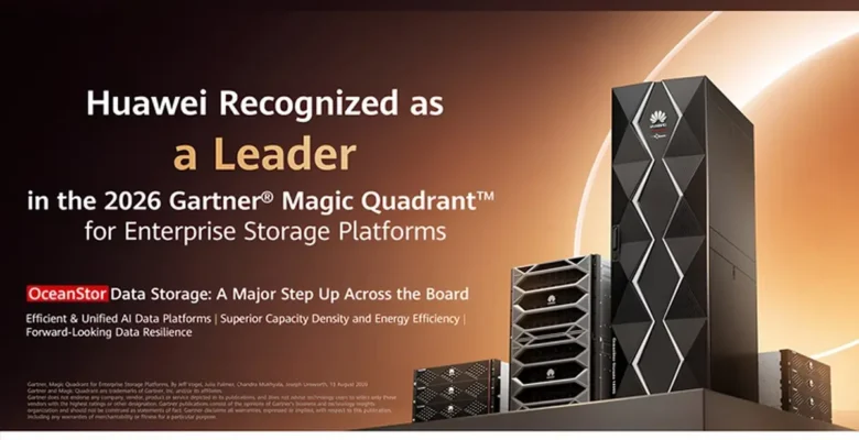 Huawei, Gartner’ın 2026 Kurumsal Depolama Platformları Magic Quadrant raporunda lider gösterildi