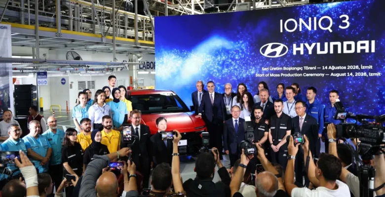 Hyundai’nin İlk Yerli Elektrikli Modeli IONIQ 3 Banttan İndi