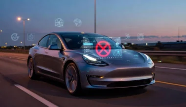 Tesla FSD Kaza Yaptı: Araç İkiye Bölündü
