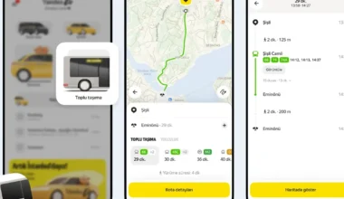 Yandex Go’ya toplu taşıma planlama özelliği
