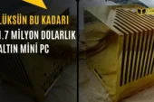 24 Ayar Altın Kaplama Mini PC: 83 Milyon TL Yapıyor