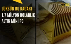 24 Ayar Altın Kaplama Mini PC: 83 Milyon TL Yapıyor