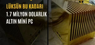 24 Ayar Altın Kaplama Mini PC: 83 Milyon TL Yapıyor