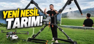 Dev Tarım Dronu ile Tarlayı İlaçladık! (75 Litre Kapasiteli Canavar)