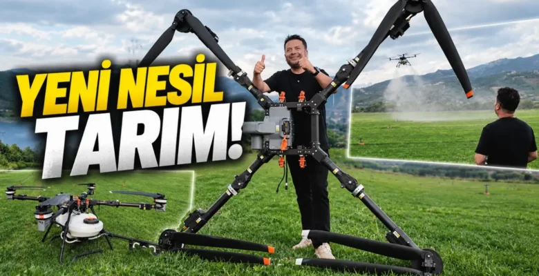 Dev Tarım Dronu ile Tarlayı İlaçladık! (75 Litre Kapasiteli Canavar)