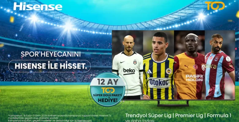 Hisense TV Alanlara 1 Yıllık TOD Süper Dolu Paketi Hediye: İşte Kampanya Detayları