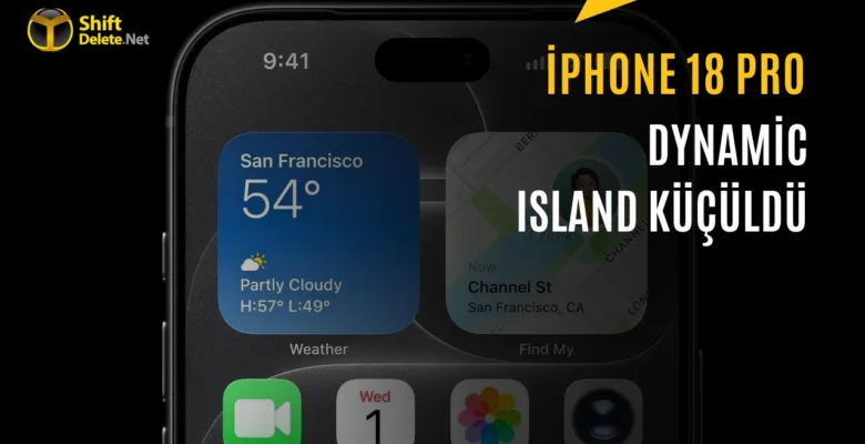 iPhone 18 Pro Serisi Daha Dar Dynamic Island ile Geliyor