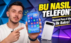 Katlanabilir Gibi Ama Katlanmıyor! – Huawei Pura X Kutusundan Çıkıyor