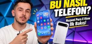 Katlanabilir Gibi Ama Katlanmıyor! – Huawei Pura X Kutusundan Çıkıyor