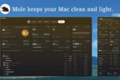 macOS için Hepsi Bir Arada Temizlik ve Sistem Aracı: Mole