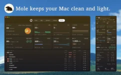 macOS için Hepsi Bir Arada Temizlik ve Sistem Aracı: Mole