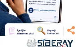 Siberay’dan sosyal medya kullanıcılarına ‘dezenformasyon’ uyarısı