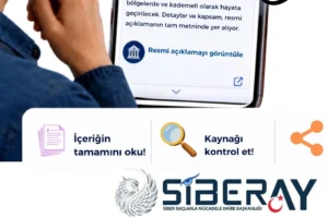 Siberay’dan sosyal medya kullanıcılarına ‘dezenformasyon’ uyarısı