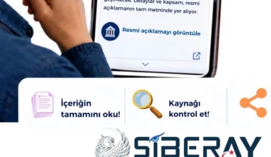 Siberay’dan sosyal medya kullanıcılarına ‘dezenformasyon’ uyarısı