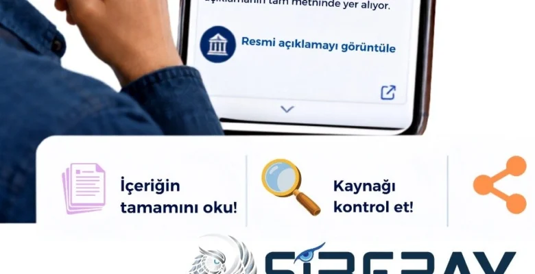 Siberay’dan sosyal medya kullanıcılarına ‘dezenformasyon’ uyarısı