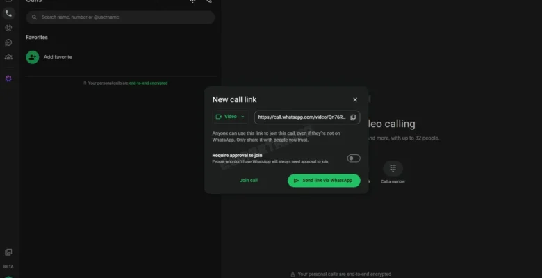 WhatsApp Hesabı Olmadan da Arama Yapılabilecek