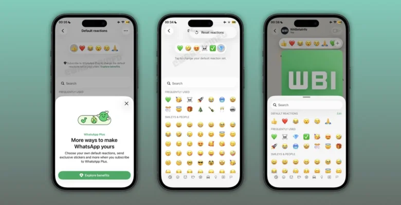 WhatsApp iOS için Özel Emoji Tepkileri Özelliğini Başlatıyor