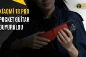 Xiaomi 18 Pro Arka Ekranı Gitara Dönüşüyor: Pocket Guitar Aksesuarı Tanıtıldı