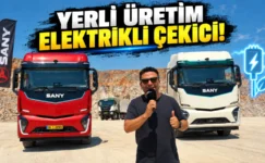 Yerli Üretim Elektrikli SANY Çekiciyi Test Ettik! 636 kWh Bataryalı Ağır Vasıta Sahada