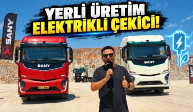Yerli Üretim Elektrikli SANY Çekiciyi Test Ettik! 636 kWh Bataryalı Ağır Vasıta Sahada