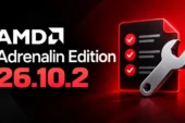 AMD Adrenalin 26.10.2 Sürücüsü Yayınlandı: Hatalar Düzeltildi