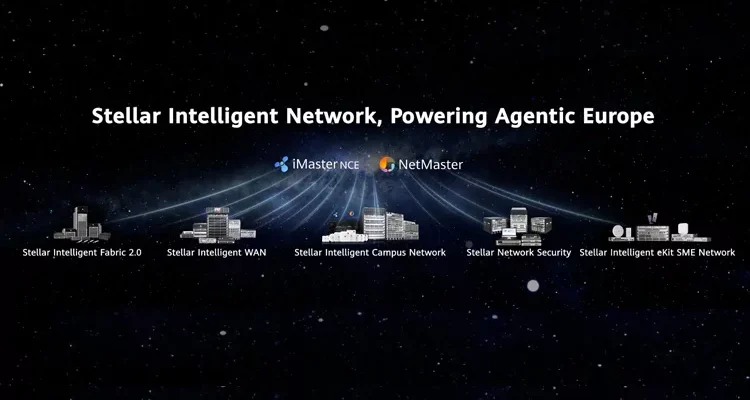 Huawei, “Güvenli ve Akıllı Bağlantı” felsefesi kapsamında Avrupa Bölgesi için geliştirilmiş Stellar Akıllı Ağ Çözümünü tanıttı