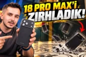 iPhone 18 Pro Max’i Zırhladık ve Yere Attık! (Pitaka Kılıf & Düşme Testi)