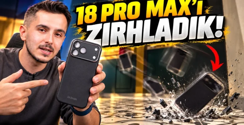 iPhone 18 Pro Max’i Zırhladık ve Yere Attık! (Pitaka Kılıf & Düşme Testi)