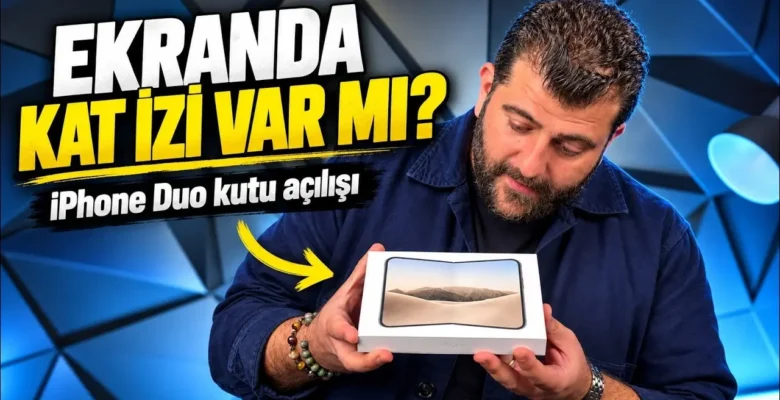 Katlanabilir iPhone, Apple iPhone Duo kutu açılımı
