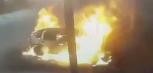 Kayseri’de Park Halindeki Togg T10X Batarya Kaynaklı Alev Aldı