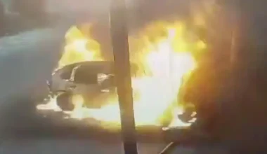 Kayseri’de Park Halindeki Togg T10X Batarya Kaynaklı Alev Aldı